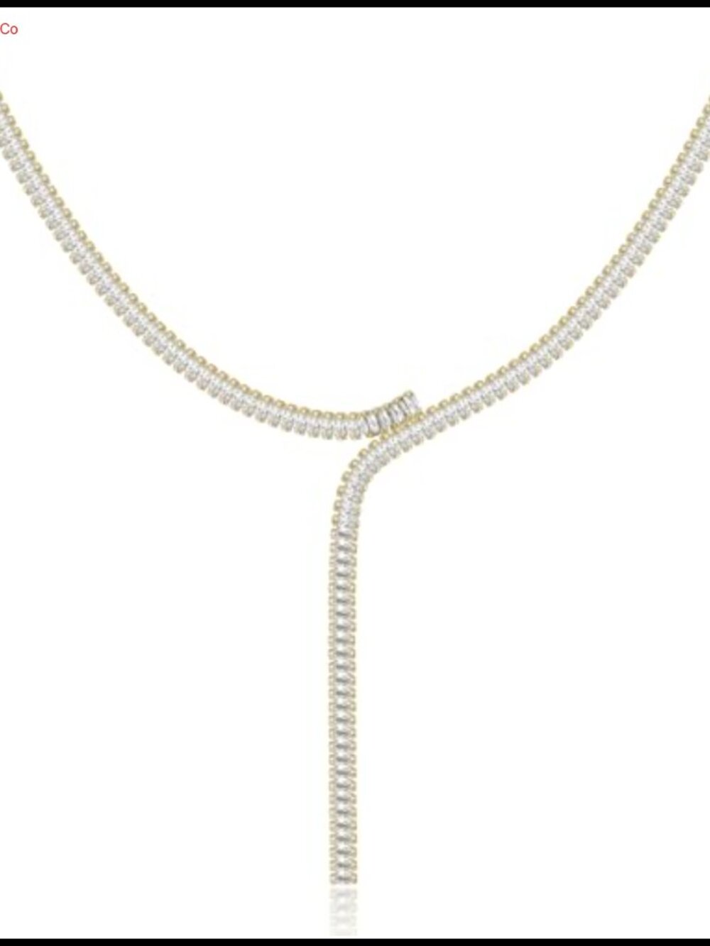 14K Gold Plated Chain Choker Necklace for Women Layering Y-Necklace